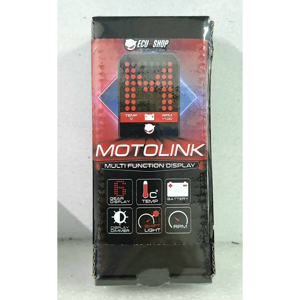 Moto Link ไฟบอกเกยร ECU SHOP สำหรบรถมอเตอรไซค Multi function Gear