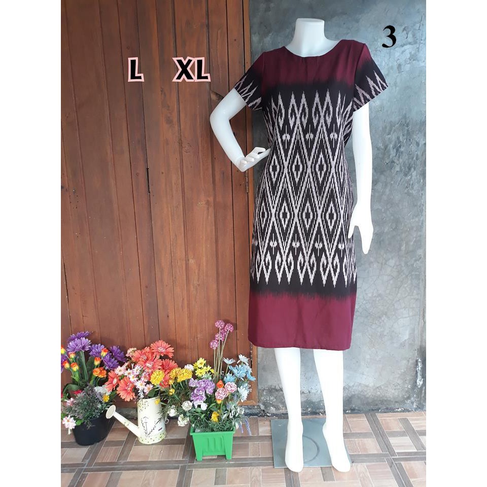 SALE 5 วันเท่านั้น+ส่งฟรีเหลือ9 ตัวเท่านั้น ชุดเดรสสาวอวบ ชุดเดรสยาว ผ้าฝ้ายพื้นเมืองลายไทย