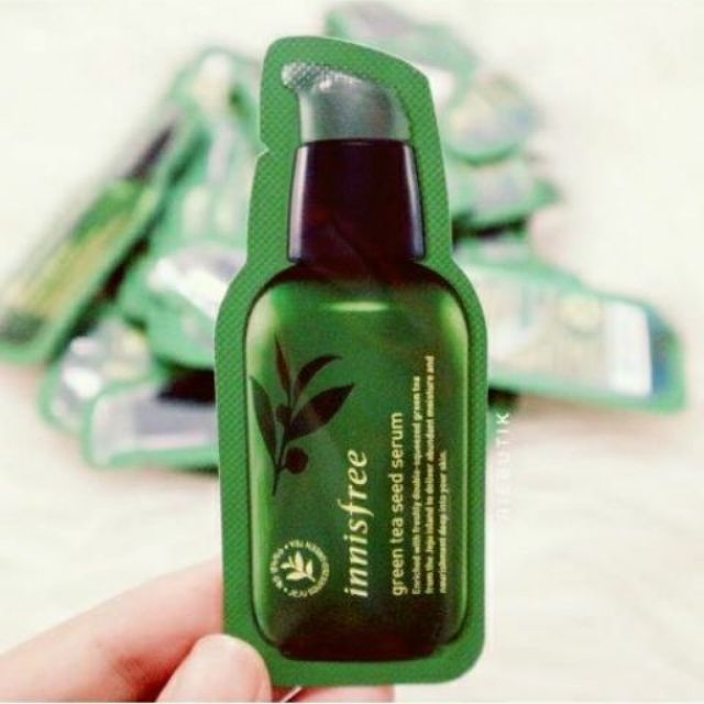 ของแท้ ถูกจริง ๆ Innisfree The green tea seed serum 1 ml. ค่าส่งถูกเว่อร์