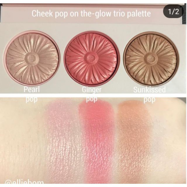 Clinique Cheek Pop On The Glow Highlighter Blush Trio