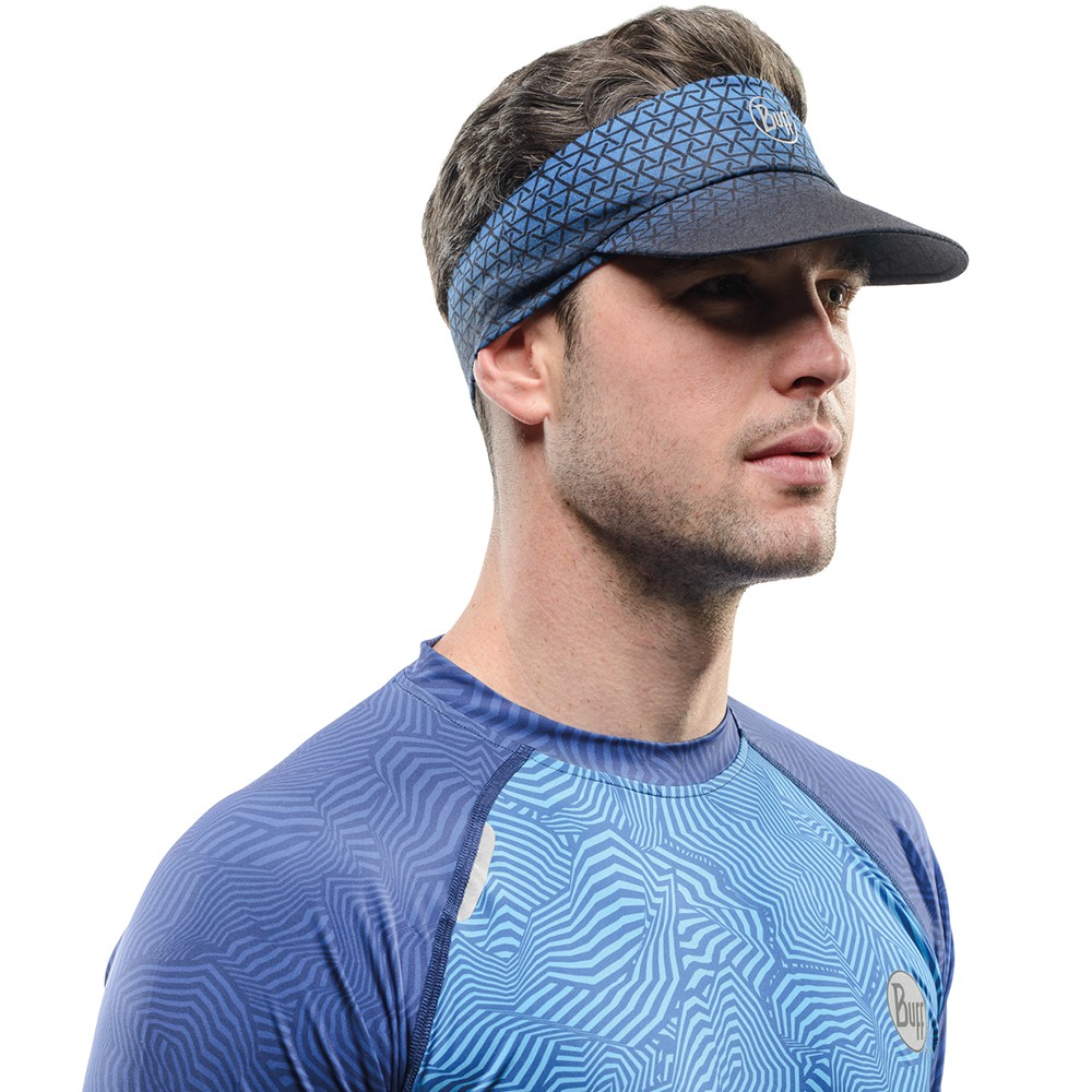 Buff Pack Run Visor Coolnet Uv Equilateral Blue