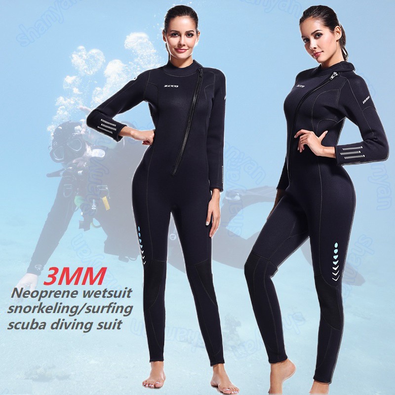 Surfing Front Zip Full Body Diving Suit Scuba Diving Swimming Zcco