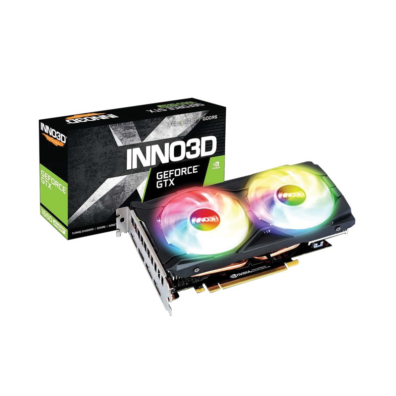 VGA INNO3D GeForce GTX 1660 SUPER 6GB Twin X2 OC RGB N166S2 06D6X