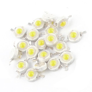 Pcs High Power Pin W White Led Bead Emitters Lm K