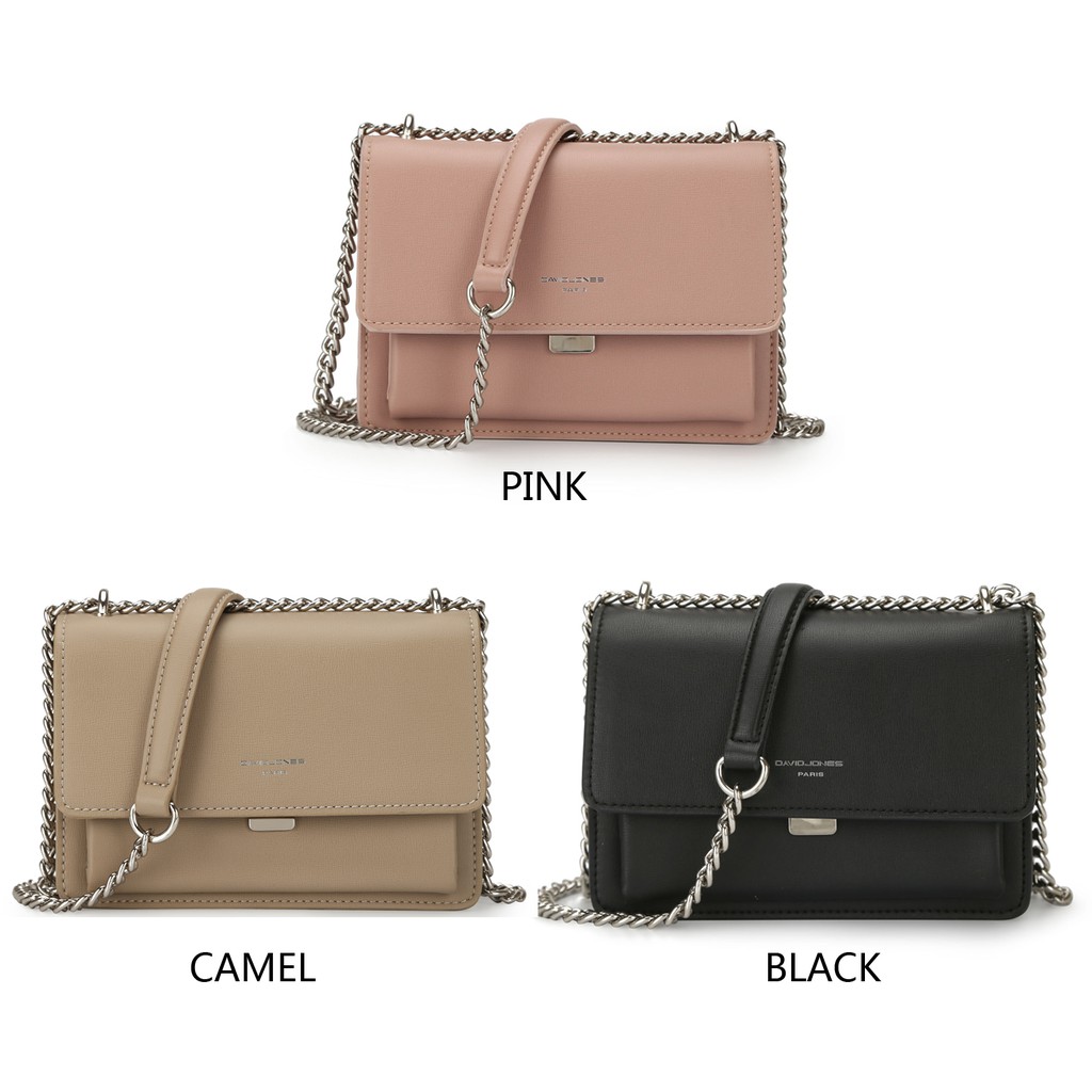 David Jones(เดวิดโจนส์) กระเป๋าสะพายไหล่ กระเป๋าถือ สำหรับสตรี หนัง PU ขนาดเล็ก #8