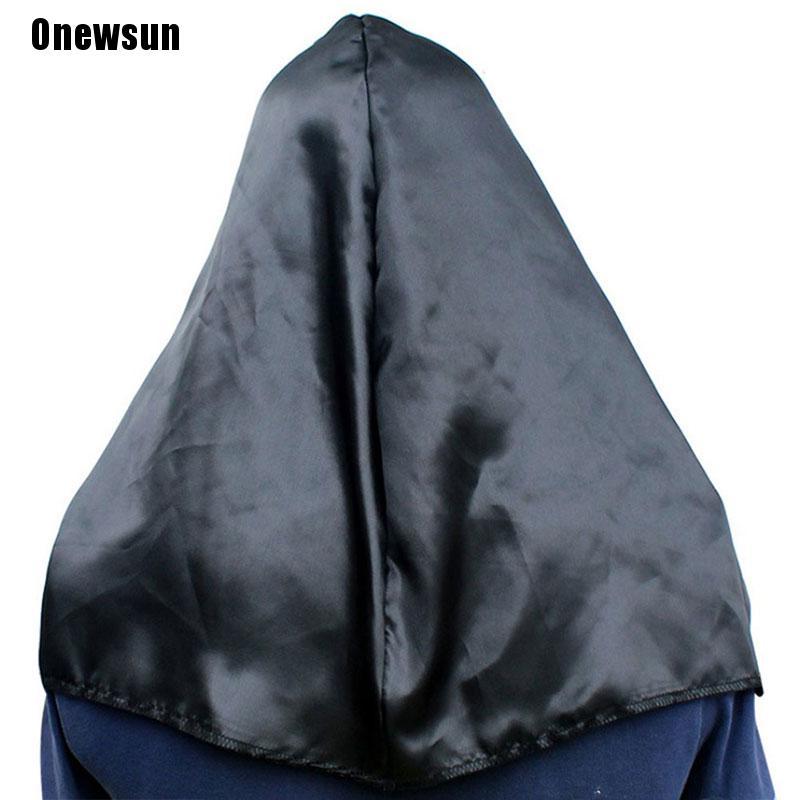 Onewsun The Horror Scary Nun Latex Mask W Headscarf Valak Cosplay For