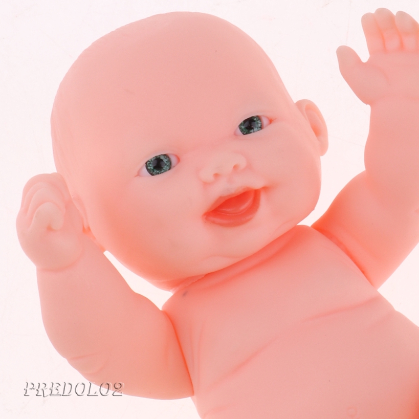 Predolo Cm Vinyl Baby Doll Lifelike Nude Newborn Girl Doll Soft