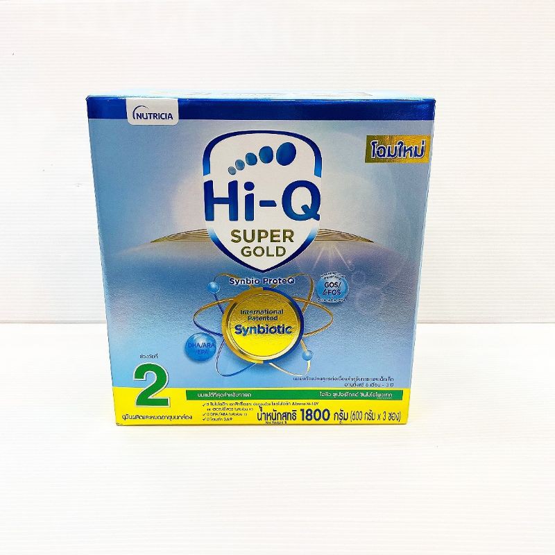 ไฮคิว ซูเปอร์โกลด์ สูตร2 1800กรัม (3ซอง) Hi-Q supergold 2