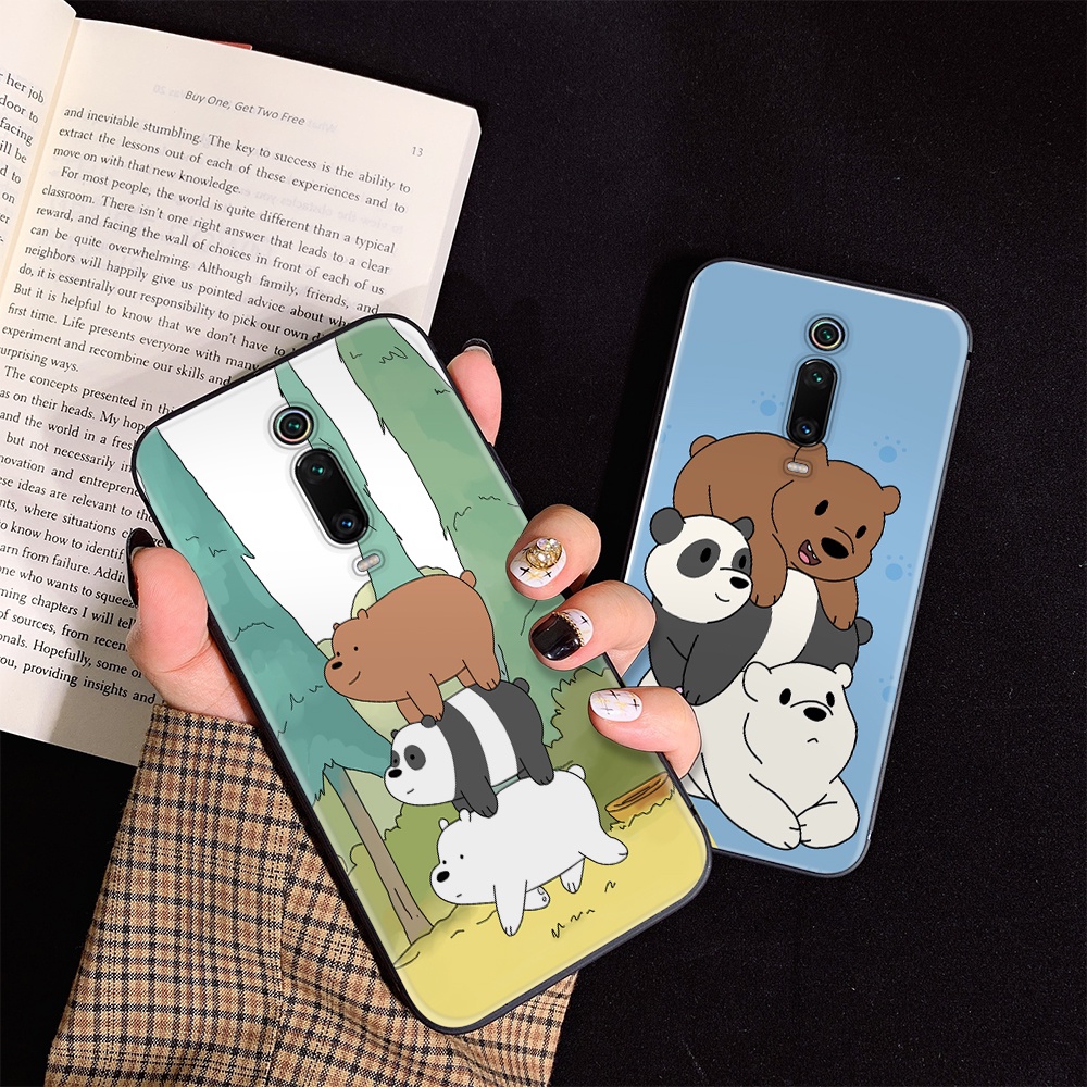 Redmi Note X Pro A Prime Soft Case B Cute Funny We Bare Bears