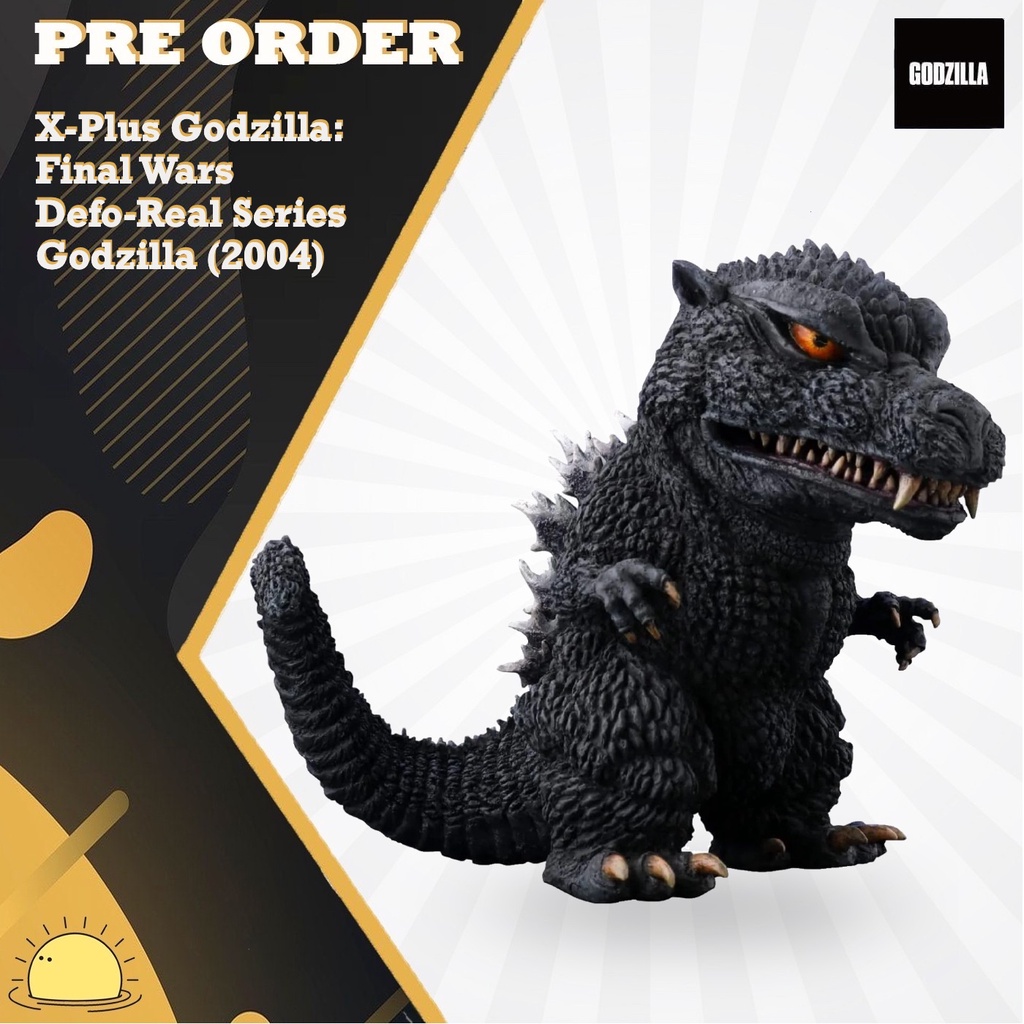 Pre Order X Plus Godzilla Final Wars Defo Real Series Godzilla 2004