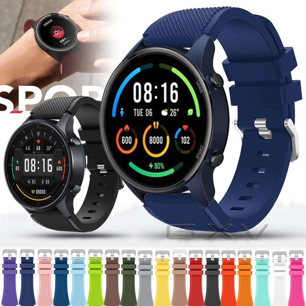 สายนาฬกาขอมอซลโคน 22 มม สาหรบ Xiaomi Mi Watch Color Sport