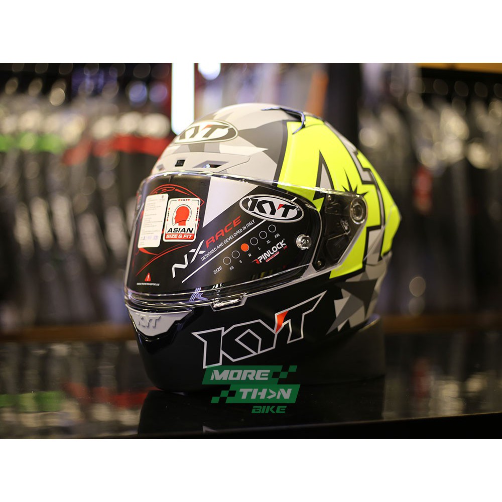 Kyt Nx Race Espargaro Replica Matt Grey Shopee