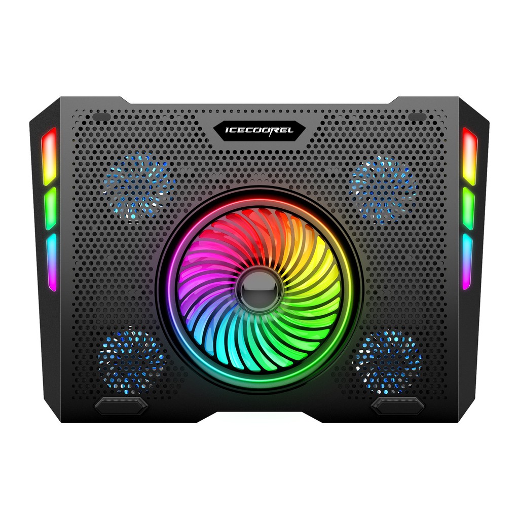 ICE Coorel A13 Notebook Cooler Pad Stand RGB Breathin Lightพดลมระบาย