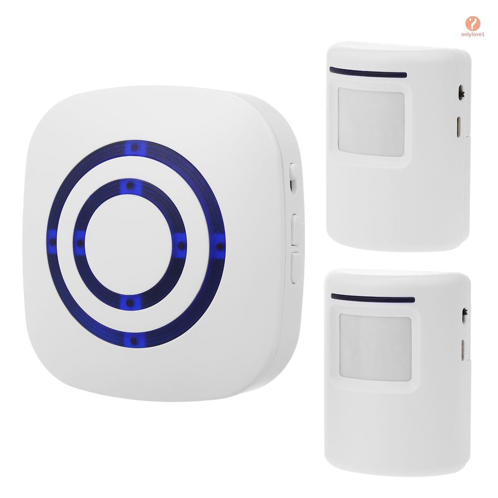 Onlylove1 Smart Motion Sensor Alarm Wireless Doorbell Plug In Door Bell