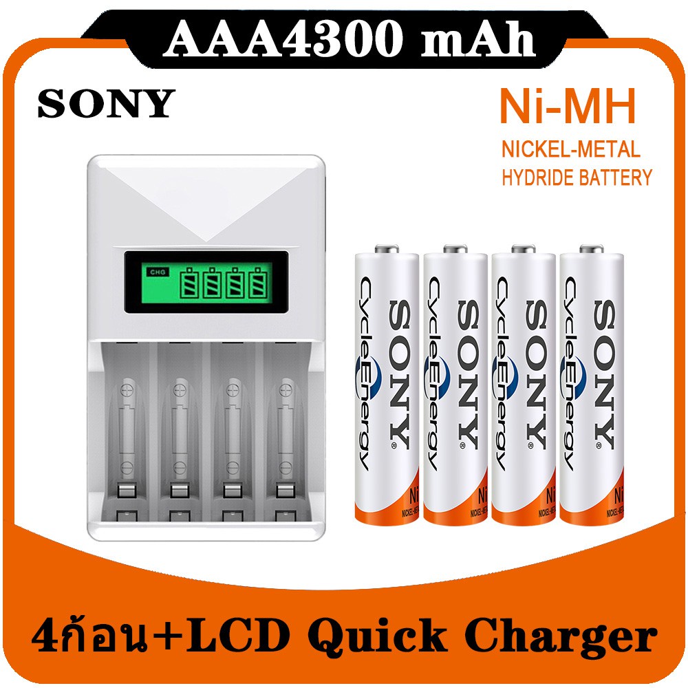 Gs Lcd Super Quick Charger Sony Aaa Mah