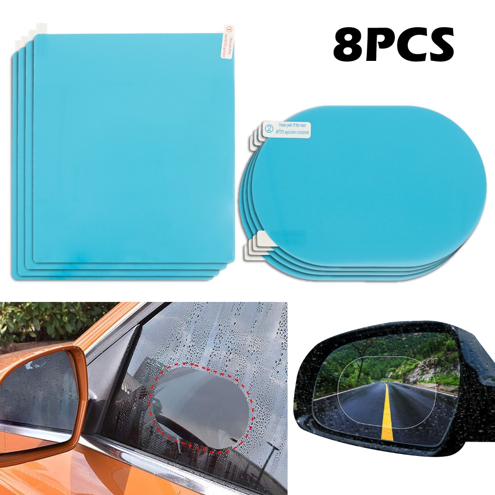 Car Rearview Mirror Protective Film Anti Fog Rain Window Clear