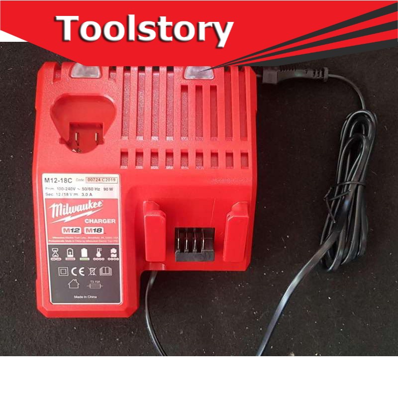 Charger Milwaukee M18 และ M12 สแดง Shopee Thailand