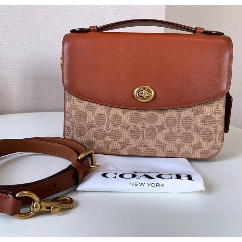 Coach Cassie Crossbody In Signature Canvas Shopee Thailand