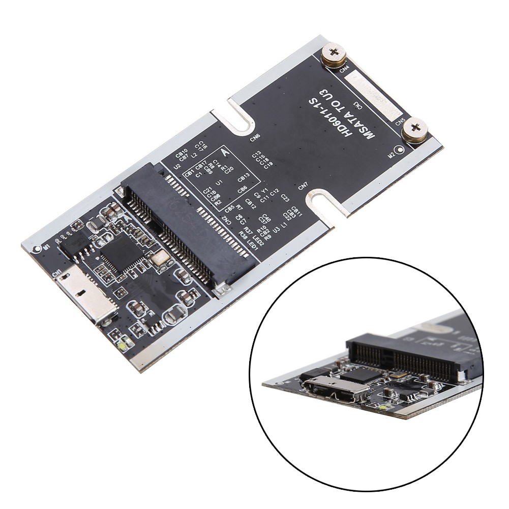 HD6011 1S MSATA SSD To USB 3 0 Super Speed Converter Adapter Card