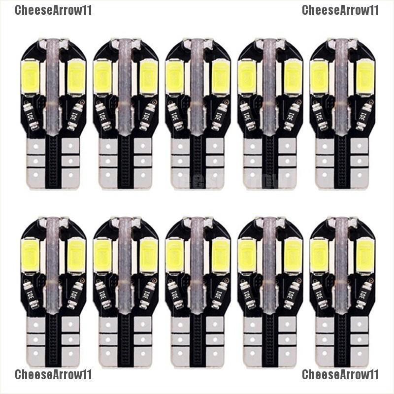 CheeseArrow 10PCS Canbus T10 194 168 W5W 5730 8 LED SMD White Car Side