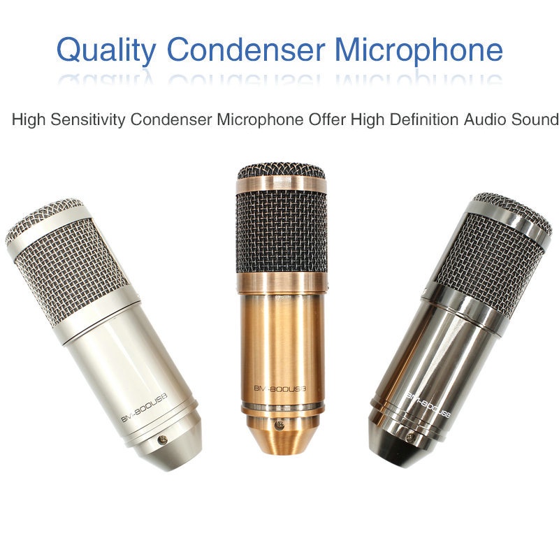 BBM 900 Microphone Condenser Sound Recording Microphone For Radio