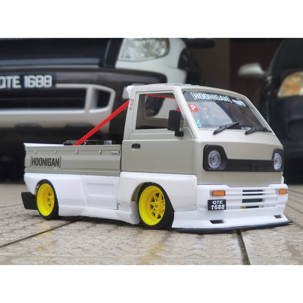 WPL D12 RC Car Truck Wide Body Kit HOONIGAN Pandem Kei