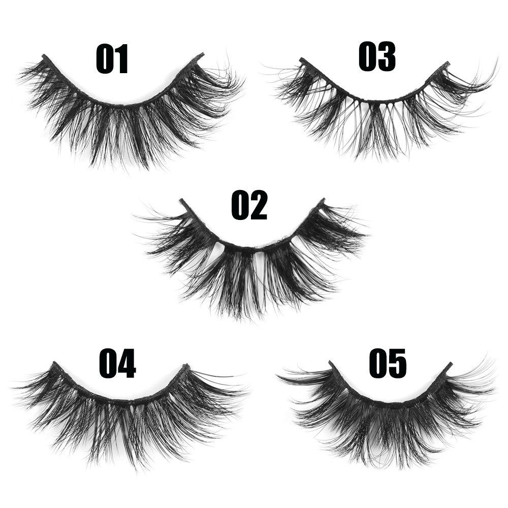 Xianstore Skonhed Pairs Cruelty Free False Eyelashes Fluffy D Faux