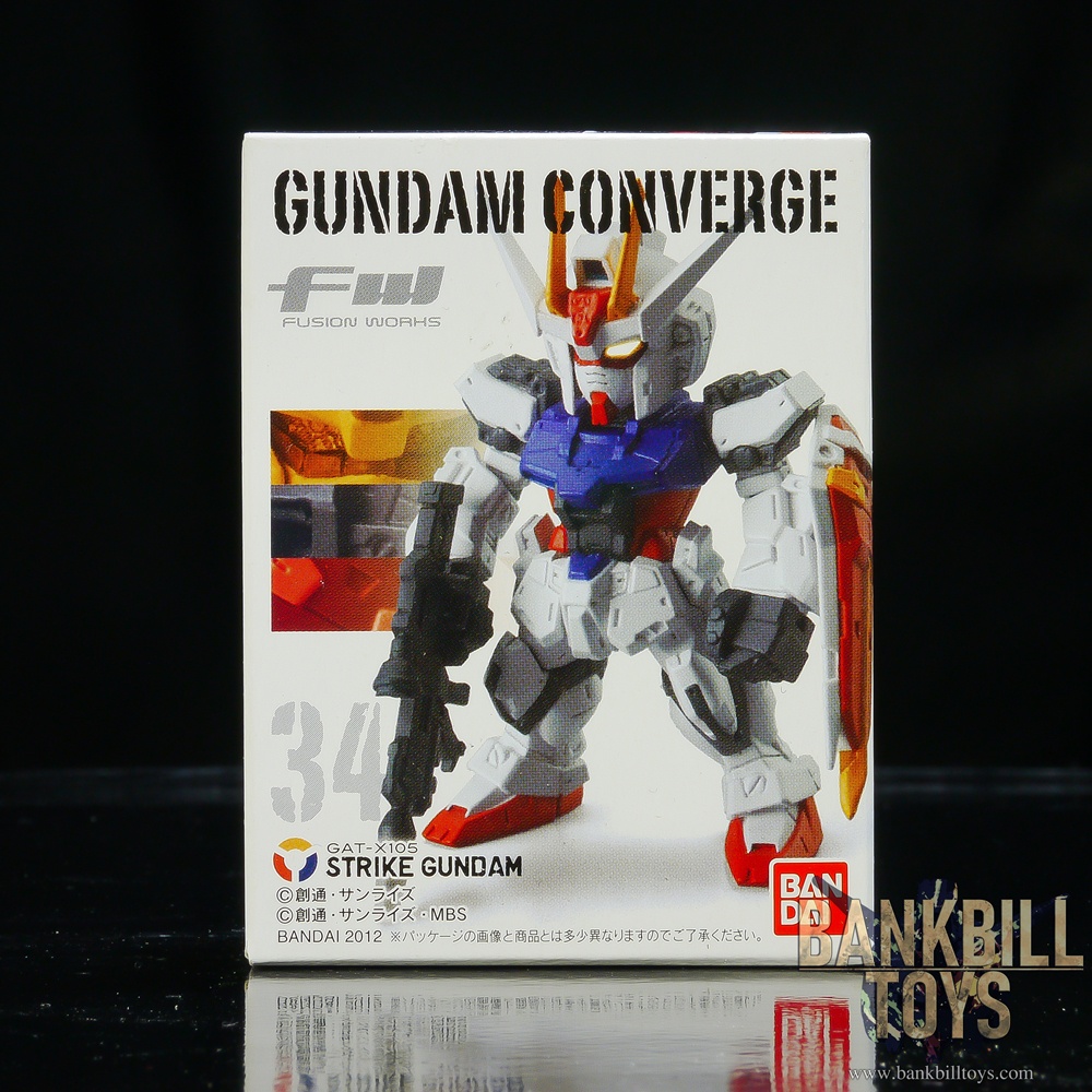 กนดม Bandai Candy Toy FW Gundam Converge 6 No 34 GAT X105 Strike