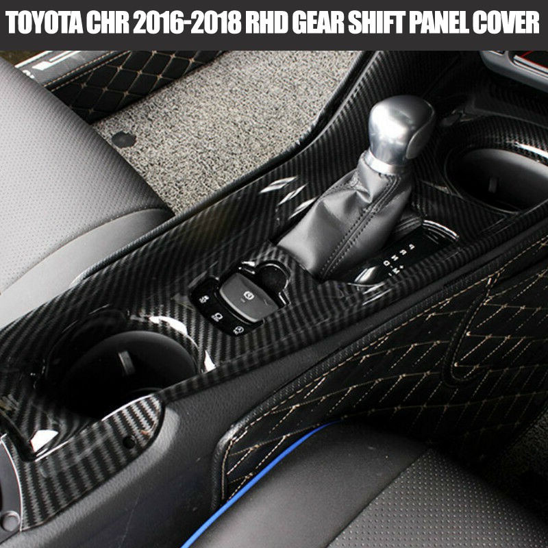 For Toyota Ch R Chr Right Hand Drive Interior Trims Covers Carbon Fiber