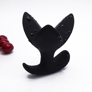 Man Women Silicone Anal Dilator Hollow Petal Tunnel Butt Plug Anal