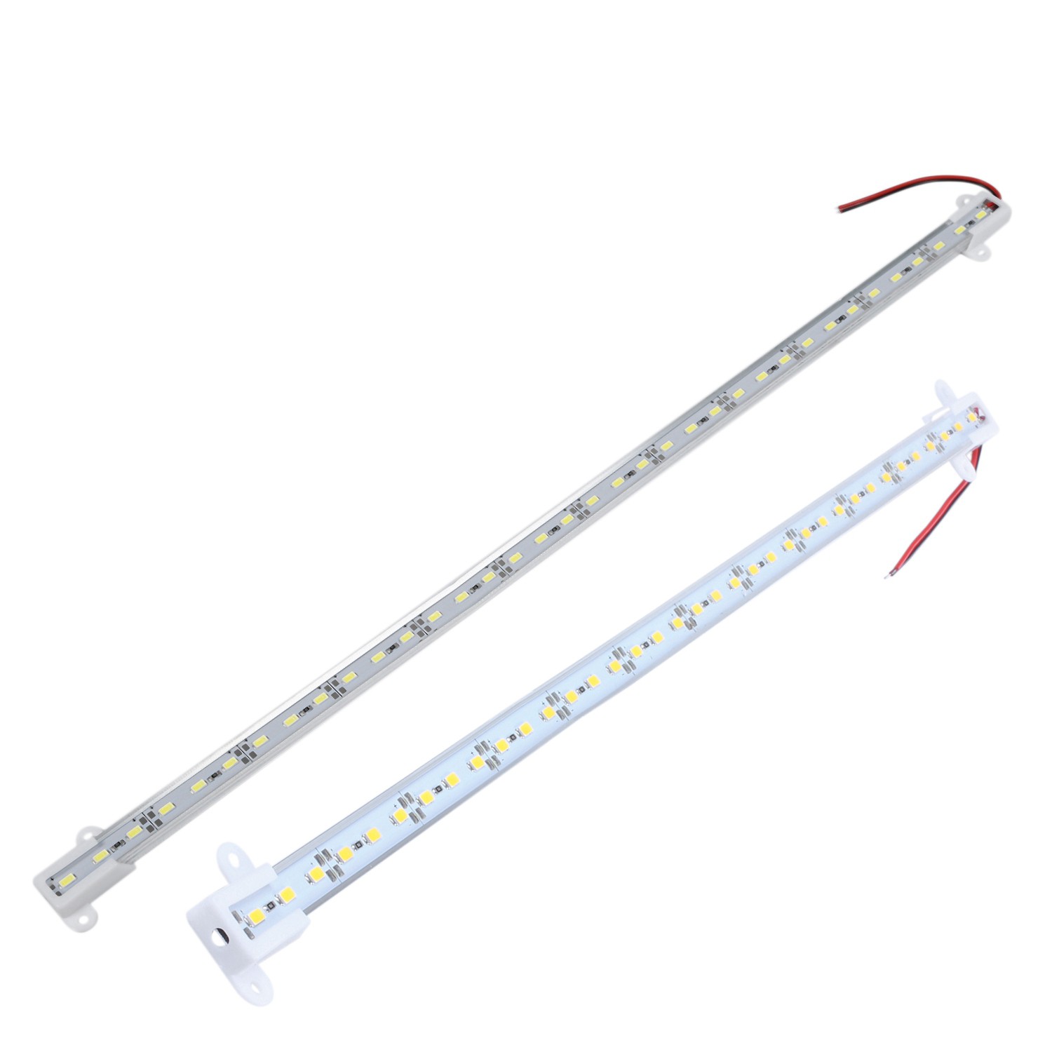 COD 50CM 12V 36 LED 5050 SMD Hard Strip Light Aluminum Rigid Warm White