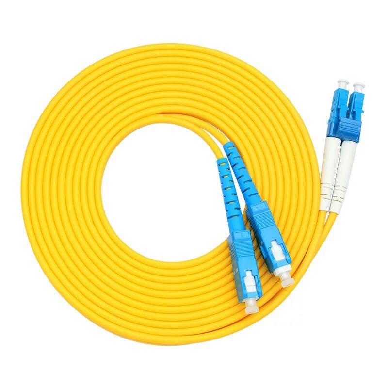 Scupc Lcupc Singlemode Duplex Fiber Mm Pvc Fiber Optic Jumper Fiber