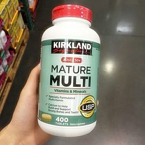 Kirkland Signature Mature Multivitamins Minerals With Lycopene And Lutein Adult