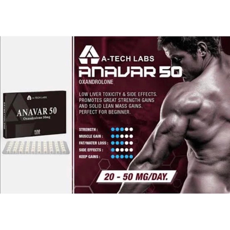 Anavar Oxandrolone A Tech 50mg 100tabs Sarm Combo ThaiPick