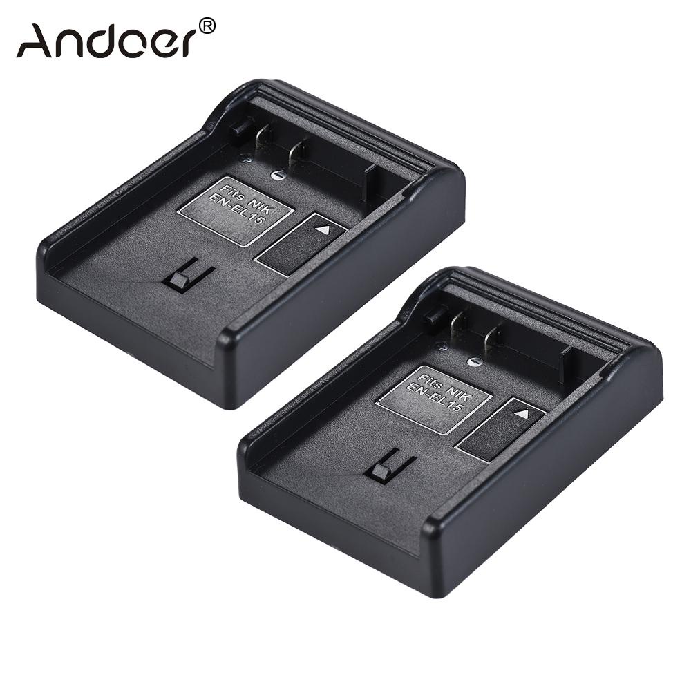 Andoer 2pcs NP FZ100 Battery Charger Mount Plate For Andoer DualFour