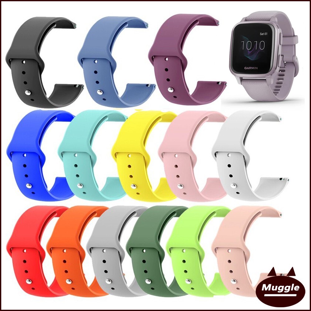 สายซลโคน Garmin Venu SQ music strap สายนาฬกาซลโคน Garmin Venu SQ