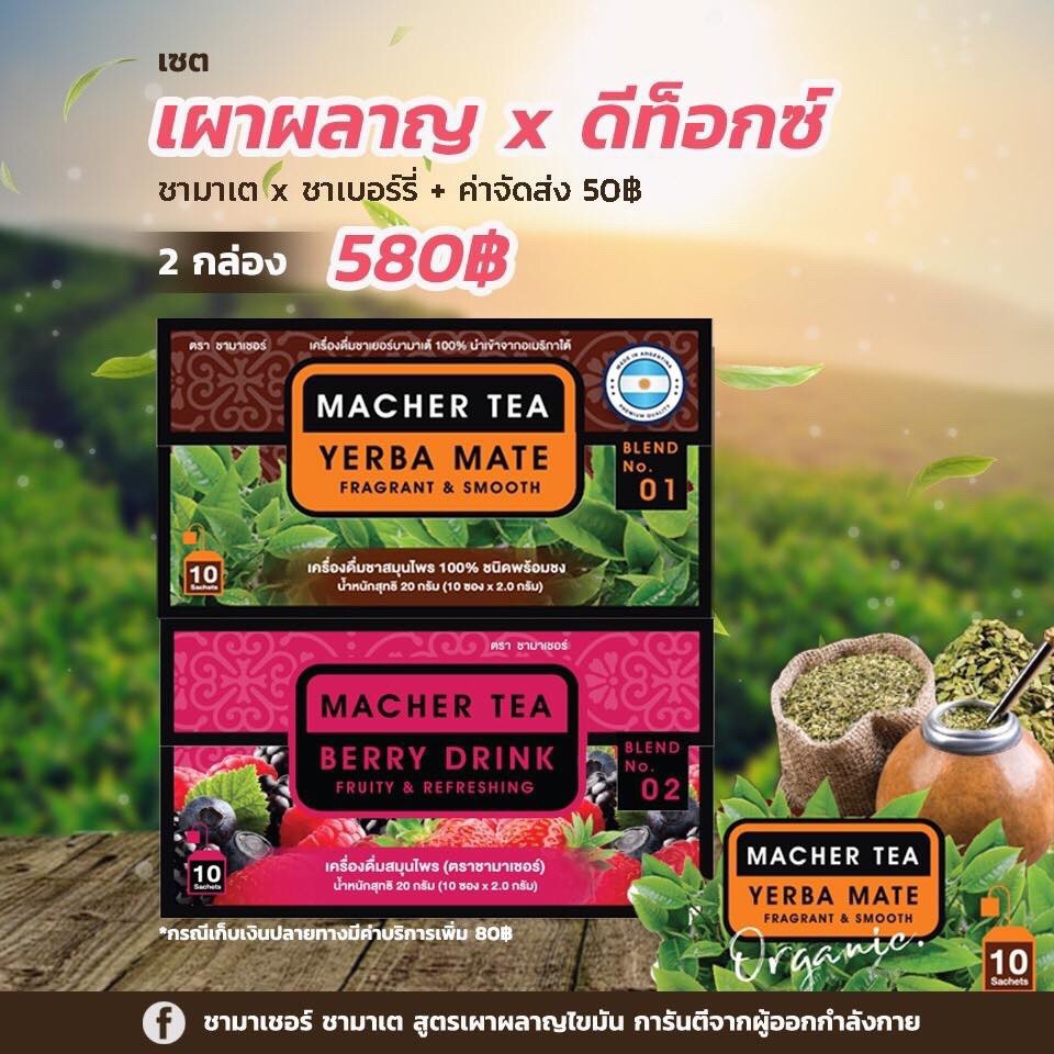 Macher Tea Shopee Thailand