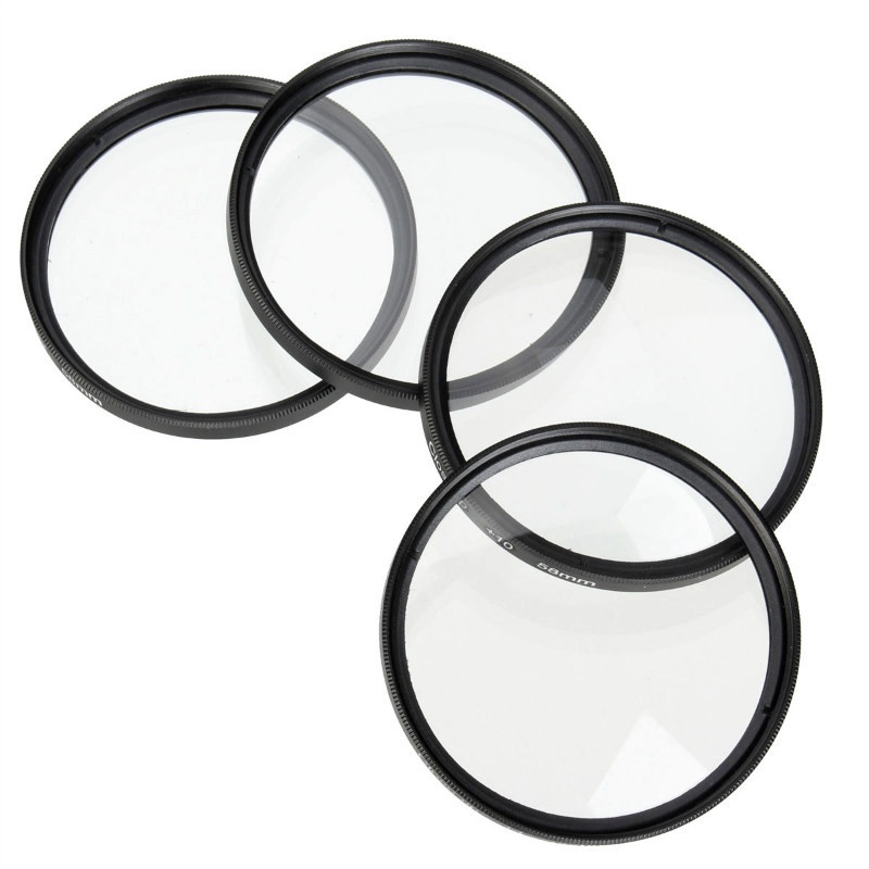 Camera Mm Macro Close Up Filter Lens Kit For Canon Eos D