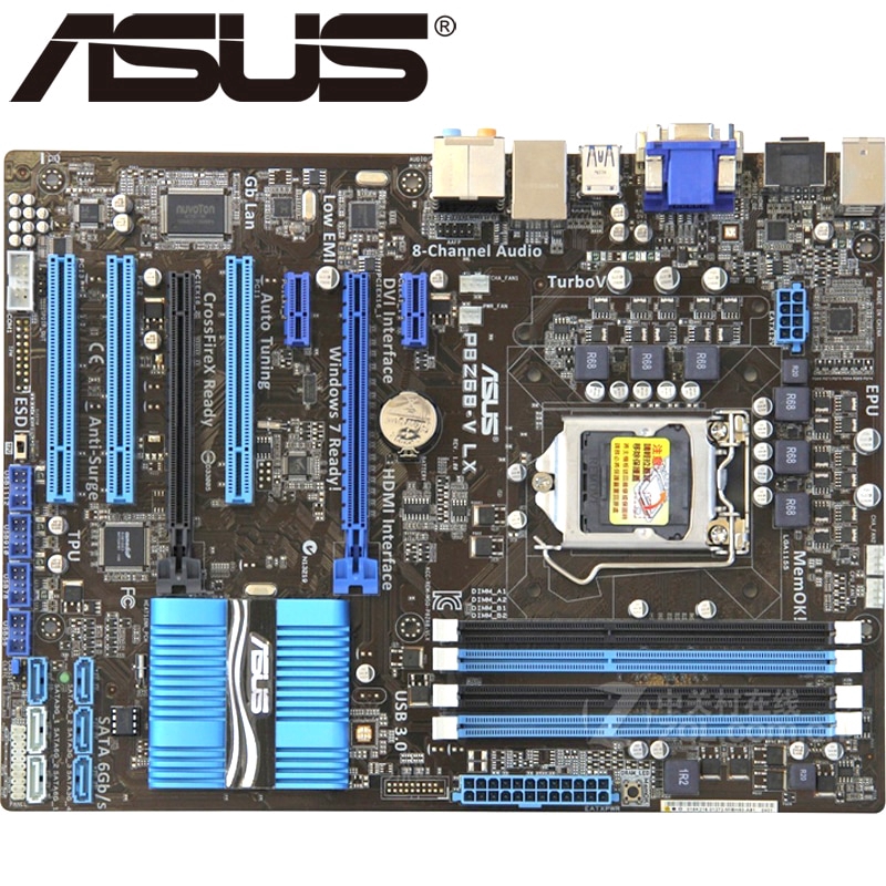 Asus P Z V Lx Desktop Motherboard Z Socket Lga I I I Ddr