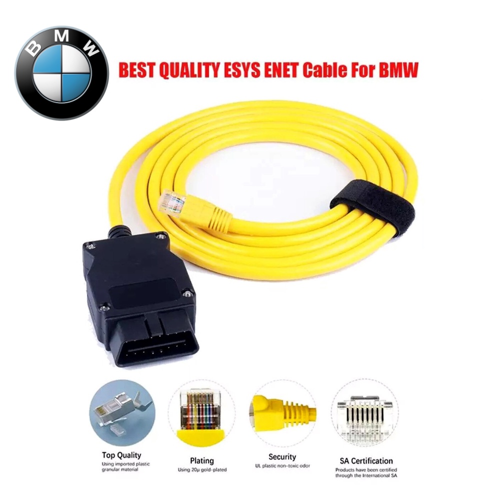 High Quality Enet Cable For Bmw F Series Icom Enet To Obdii Coding