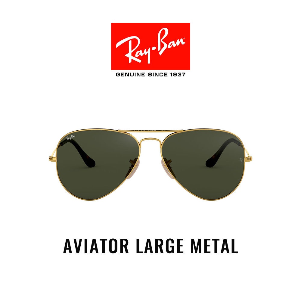 Ray Ban Aviator Large Metal Rb Size Sunglasses Rayban