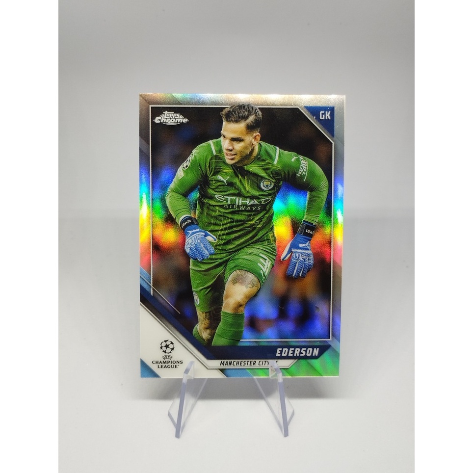 Topps Chrome Champions League Silver Soccer Cards Shopee Thailand