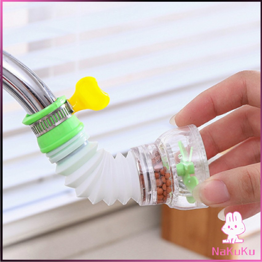 NKK พร้อมส่งหัวต่อก๊อกน้ำ หัวต่อกันน้ำกระเด็น ก๊อกต่อหมุนได้ 360 องศา  Faucet filter