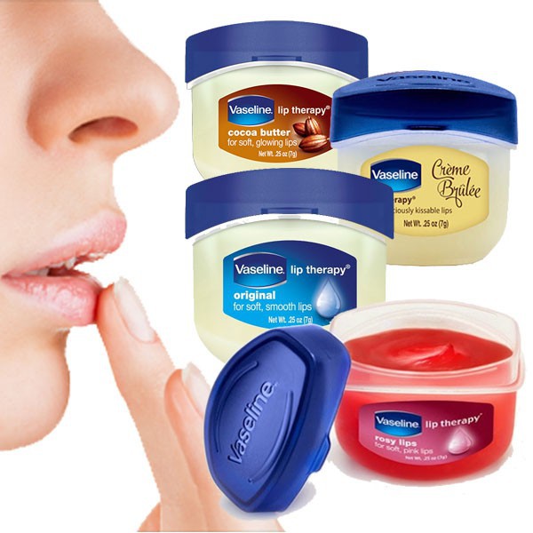 ใหม่ ลิป Vaseline Lip Therapy 7g แท้พร้อมส่ง ริมฝีปากชมพู เนียนนุ่ม ++ มีแค่ตลับ ขอคนรับได้