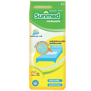 Sunmed ซันเมดแผ่นรองซับขนาด L 10แผ่น/ห่อ แผ่นรองซับผู้ใหญ่