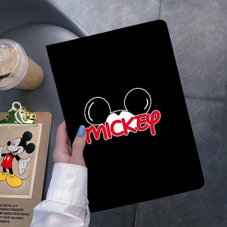 Mickey for เคสไอแพด   air 1 2 3 4 5   mini 4 5 6 เคส   pro 11 10.2 gen 7/8/9 Airbag tri-fold pen slot case