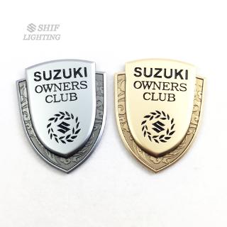 สติกเกอร์โลโก้ 1 x สำหรับตกแต่งรถยนต์ Suzuki