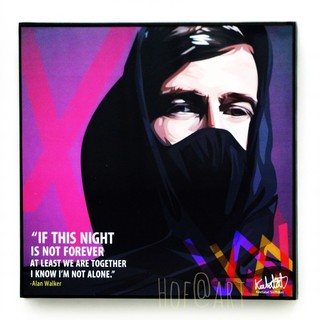 Alan Walker อลัน วอล์คเกอร์ DJ producer ดีเจ EDM เพลง Music ดนตรี รูปภาพ​ติด​ผนัง​ pop art ของขวัญ​ แต่งบ้าน รูปภาพ