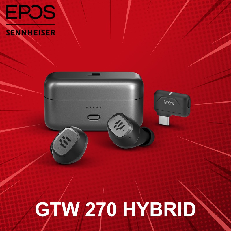 หูฟังเกมมิ่งไร้สาย EPOS | Sennheiser รุ่น GTW 270 Hybrid ประกันศูนย์ 2 ปี