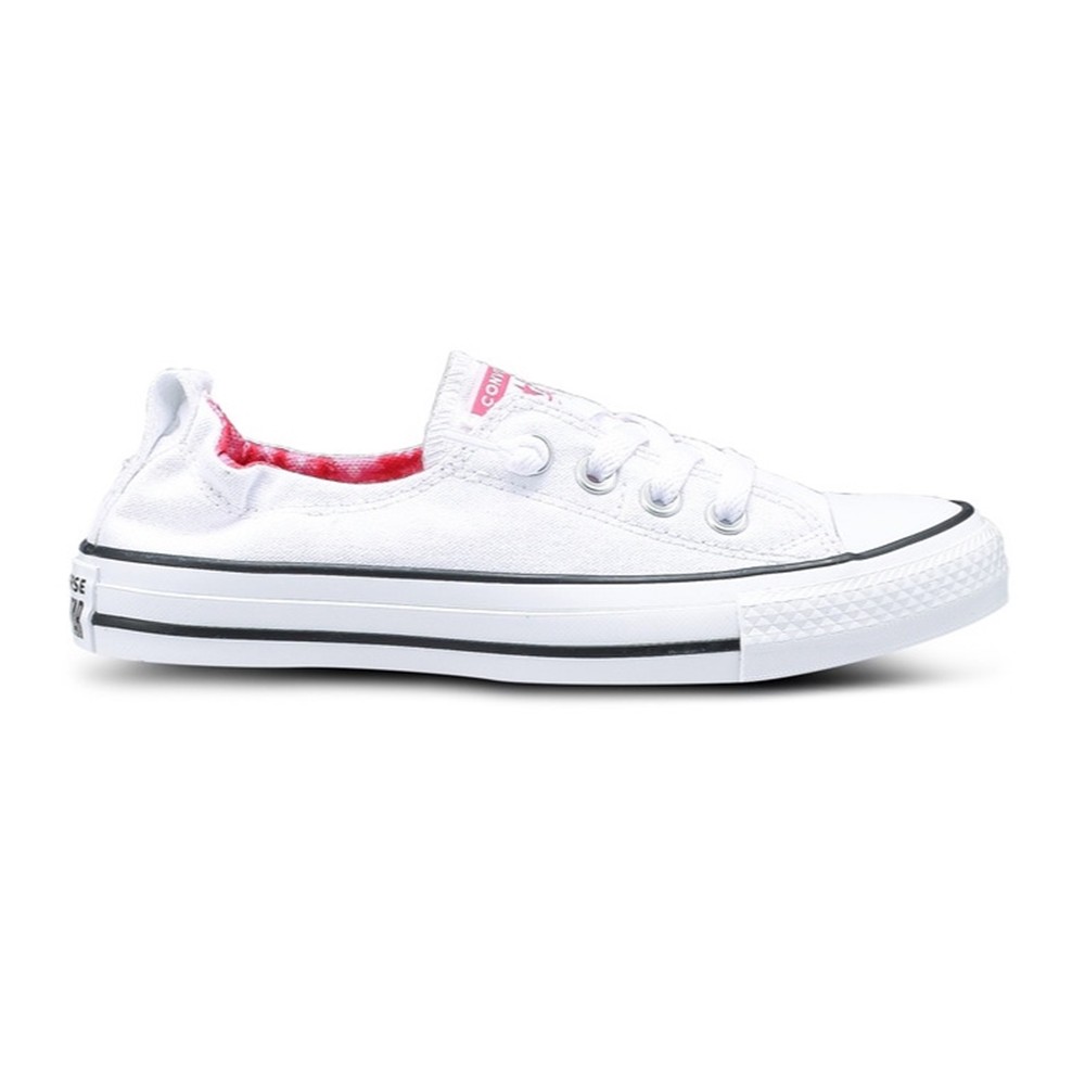 Converse รองเท้าผ้าใบผู้หญิง Chuck Taylor All Star Shoreline Floral Print Slip Special | White ( 568540CF0WW )